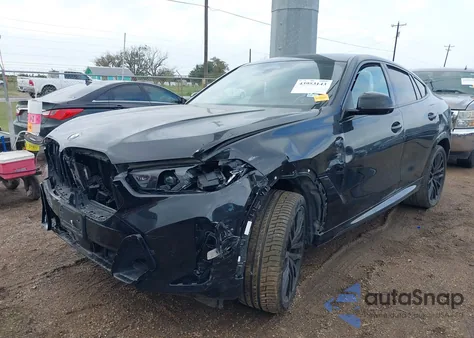 2024 BMW X6 xDrive40I из США, поврежденный, VIN 5UX33EX0XR9S29459